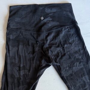 lululemon athletica Camo Black women Leggings